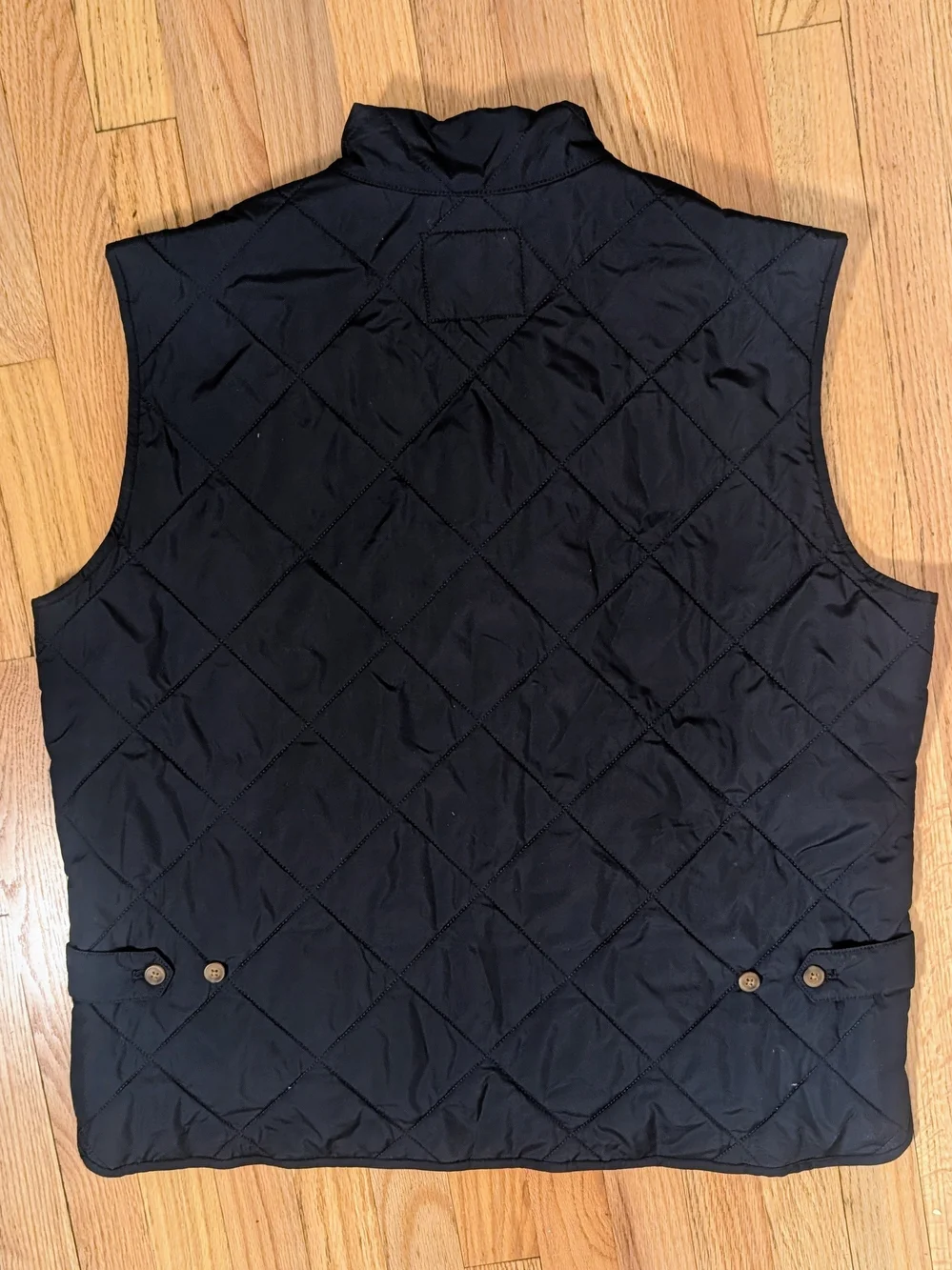 J. Crew Quilted Black Men's Vest